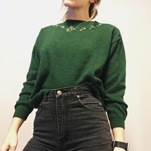 Vintage Green Sweater